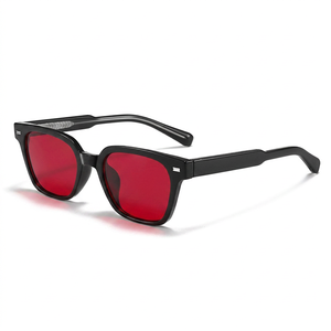 Lunettes de protection <span class=keywords><strong>anti</strong></span>-lumière bleue à monture ronde, verres TR90, pour la conduite de nuit, bloquant la lumière rouge, orange, jaune et bleue - Product Image 1