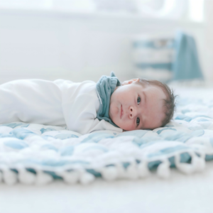 Tapis de jeu rond pour enfants confortable et durable, petit, 40 pouces, tapis de sol doux matelassé pour bébé - Product Image 4