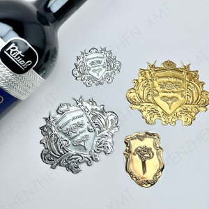Custom Metal Perfume <b>Bottle</b> Hang Tags Waterproof Personalized Aluminum Packaging <b>Labels</b> with Logo Customization <b>Label</b> - Product Image 4