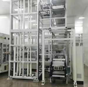 Palet montaj yerçekimi rulo bölümleri ve kaldırıcı konveyör ile yeni komple palet konveyör sistemi zincirli konveyör - Product Image 3