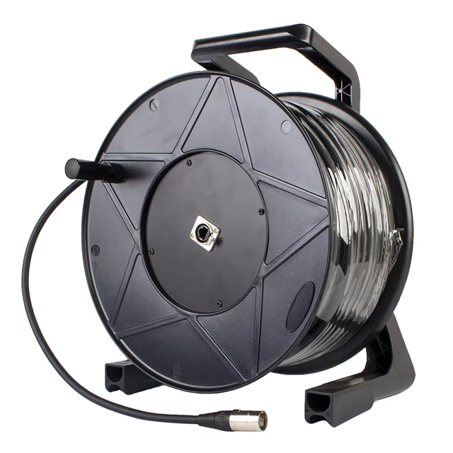 OEM CAT5e/CAT6 1 channel snake cable 8 Core for long distance 100 meters Cat6 ethernet indoor and outdoor extension cable reel