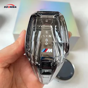 Manijas de cristal para palanca de cambios de coche, accesorio para BMW Serie 3 X5 X6 X7 Z4 2013-2018