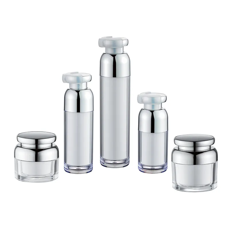 15ml 30ml 50ml pompa airless 20ml smerigliata per la cura della pelle blu bottiglia cosmetica pompa airless con pompa blu