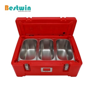 Catering Supplies Plastic PE Top Loading Insulated Food Container Thermal Carrier for GN <strong>Pan</strong> - Product Image 1