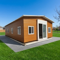 Maison conteneur extensible à double aile 20FT/40FT, design contemporain – Bureau modulaire portable pour chambre, hôtel, salle de bain