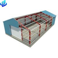 Nave Industrial Prefabricada de Acero, Diseño Moderno, Estructura Metálica de Gran Envergadura, Almacén, Taller, Estructura Galvanizada