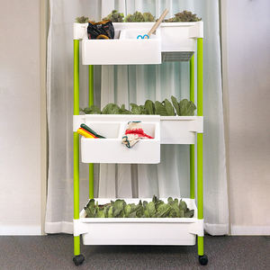 Juego de Soportes para Macetas Apilables, Ligeros, de Plástico, Estante para Macetas, para Balcón, Jardín, Patio, Exhibición de Plantas y Hierbas - Product Image 3