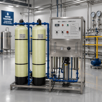 Machine de traitement des eaux industrielles entièrement automatique, équipement de filtration d'eau 1000L/H
