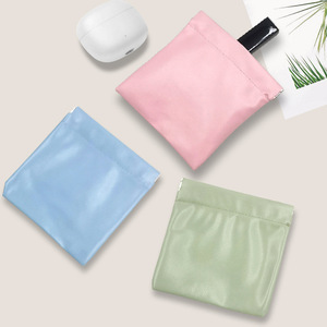Multifunctional spring-loaded cosmetic <b>bag</b> for women, automatic closing, <b>coin</b>, lipstick, and data cable storage <b>bag</b>, travel - Product Image 2