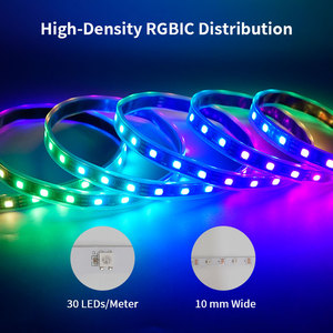 Joystar 3.5m TV phản ứng đèn LED RGB IC âm nhạc đồng bộ màu sắc thay đổi ứng dụng điều khiển từ xa TV LED Đèn nền với máy ảnh - Product Image 3