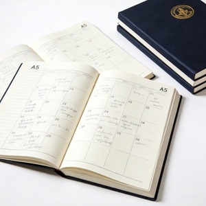 Carnet de luxe personnalisé avec couverture imprimée, reliure agrafée, papier écologique – Cadeaux d'affaires pour valoriser l'image de l'entreprise - Product Image 1