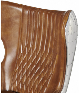 Silla Moderna Estilo Aviador con Forma de Huevo, Cojines Cómodos, Diseño Elegante y Construcción Duradera, Perfecta para Sala de Estar, Oficina o Salón - Product Image 2