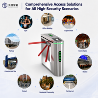 Système de reconnaissance faciale biométrique intelligent pour la gestion des présences, système de stationnement autonome, lecteur de codes QR, portique tournant à trois bras