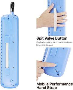 Melódica de <span class=keywords><strong>Teclado</strong></span> de Piano Azul de 32 Teclas Personalizada, Instrumento de Viento ABS Económico de Fábrica China, Accesorios para Instrumentos Musicales - Product Image 5