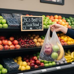 ถุงพลาสติกมีหูหิ้วแบบ "ขอบคุณ" ถุงเสื้อยืดแบบ "ขอบคุณ" จำนวนมาก ถุงช้อปปิ้งแบบใช้ซ้ำได้สำหรับร้านอาหาร ร้านค้าปลีก - Product Image 4