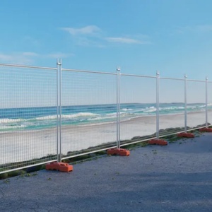 Tijdelijk gelast gegalvaniseerd veiligheidshekwerk paneel 6ft x 10ft verplaatsbaar industrieel draagbaar bouwhekwerk 3D-modellering - Product Image 5