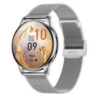 Montre connectée sportive tendance YiQungo 2024 pour femmes, étanche IP67, avec fonction d'appel, moniteur de fréquence cardiaque, écran tactile AMOLED 1,32 pouces
