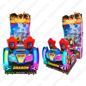 เครื่องเล่น2ตัวสำหรับเด็กเครื่องยิงมังกรแบบหยอดเหรียญเครื่องยิงคู่หน้าจอสัมผัสแบบอังกฤษ - Product Image 4