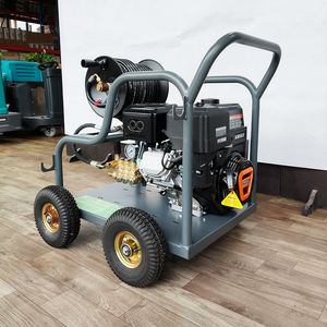 Nettoyeur <span class=keywords><strong>haute</strong></span> <span class=keywords><strong>pression</strong></span> pour moteur à essence LC 30LPM 170 bar 16HP avec pompe de nettoyage à eau froide pour le débouchage des tuyaux d'égout 300 - Product Image 4