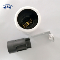 Support de lampe à vis E14 ZX noir pour décoration intérieure, lustre avec garantie de 2 ans, caractéristiques de sécurité, certification ENEC