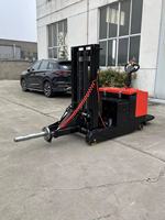 Lève-rouleaux électrique robuste avec mandrin extensible automatique pour la manutention industrielle de matériaux à base de noyaux