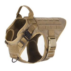 Juego de Arnés Táctico de Entrenamiento Ajustable, <span class=keywords><strong>Collar</strong></span> y Correa para Perro, Fuerte y de Alta Resistencia, Personalizado, Arnés y Correa para Perro con <span class=keywords><strong>Collar</strong></span> - Product Image 1
