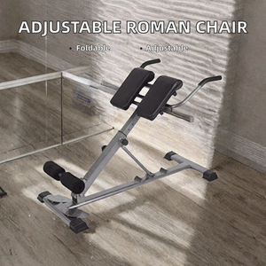 Chaise Romaine Commerciale, Banc d'Hyperextension, Vente en Gros Directe Usine, Faible MOQ, Tube Ovale 50*100, Appareil de Musculation pour le Core - Product Image 2