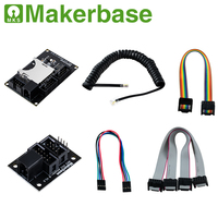 Makerbase MKS H43 V1.0 Pengontrol Layar Pintar Suku Cadang Printer 3D Layar Sentuh Kapasitas HD 800*480 IPS LCD 4,3 Inci untuk Marlin2.x