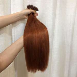 Vente flash - Extensions de <span class=keywords><strong>cheveux</strong></span> humains blonds raides Remy avec pointes en nano-kératine, 100g, extrémités complètes - Product Image 2