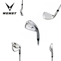 Nouveau design, logo personnalisé, club de golf droitier en acier au carbone 1020 plaqué, tige en graphite et acier usinée CNC, pour homme