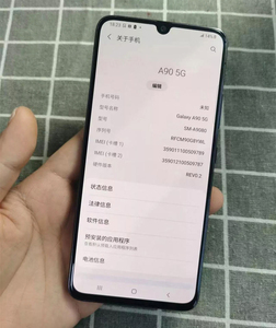 Smartphone A90 5G Octa Core avec écran AMOLED 120Hz, double SIM, appareil photo 48MP, charge rapide, compatible avec les langues française, espagnole et anglaise - Product Image 6