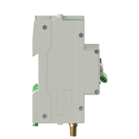 Disjoncteur intelligent 4P10KA RCBO, matériau PA66, dispositif WiFi basse tension 230V, protection IP65, montage sur rail DIN, CE