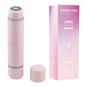 2 in 1 wiederauf ladbarer Rasierer für Frauen Elektrischer Bikini-Körpers ch neider Doppelkopf körper Lady <span class=keywords><strong>Shaver</strong></span> Schamhaars ch neider - Product Image 4