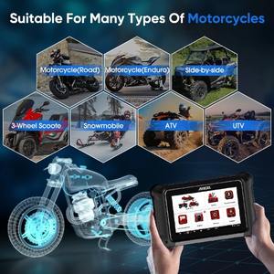 ANCEL MT700 오토바이 BMW/Ducati/H-onda/<span class=keywords><strong>Yamaha</strong></span>/Su-zuki 오일 서비스 ECU 재설정 ABS 출혈 TPS에 대한 모든 시스템 진단 도구 - Product Image 4