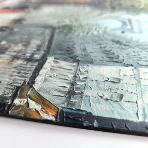 Custom 3D Relief Art Prints Muti-layer Digital Gypsum UV Printing Oil Painting Textured Metal Plate Board Home Wall Decor <strong>Poster</strong> - Product Image 4
