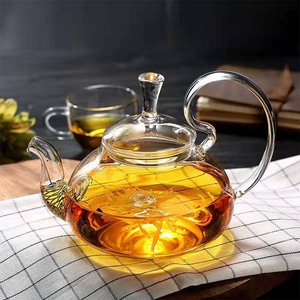 Juego de tetera de cristal de diseño clásico de estilo árabe marroquí, vasos de café y té de estilo turco con infusor, hervidor al por mayor - Product Image 3
