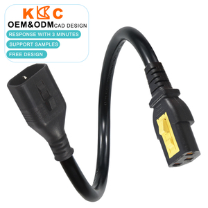 Locking C13 to C14 Power Cord with Dual Secure Connector for Rack PDU and Server Cabinet - Product Image 3