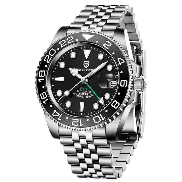 Relojes Hombre Original Pagani Design 1662 Jubilee Straps Mens Automatic Wrist Watch GMT Luxury Brand Mechanical Watches for Men