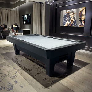 โต๊ะหินชนวนไม้สี่เหลี่ยมไม้แข็งแบบปรับแต่งได้โต๊ะบิลเลียดขนาดมาตรฐานและโต๊ะพูล9ft 7ฟุต/8ฟุต - Product Image 5