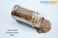 Poudre de paillettes PET écologique en gros pour la décoration de fleurs artificielles, paillettes scintillantes pour l'artisanat de fleurs en soie et séchées