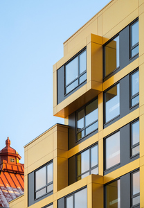 Không dễ cháy A2 Lớp Chống Cháy Trọng lượng nhẹ 4mm tấm nhôm Composite cho mặt tiền tòa nhà cao tầng - Product Image 4