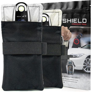 Sac Faraday, protection contre les ondes radiofréquences, étui de protection pour clés, porte-clés, émetteurs, petits appareils électroniques, sécurité des véhicules, anti-piratage - Product Image 1