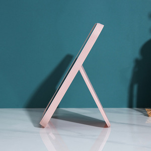 Foldable <b>Square</b> Makeup <b>Mirror</b> Aluminum Lens Desktop Dressing <b>Mirror</b> General Use - Product Image 2