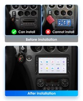 ALFA 159 Android DSP avec écran partagé, GPS intégré, support de tableau de bord, lecteur CD stéréo, USB et Mirror Link, DVR, caméra de recul, TPMS