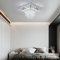 19W Couleur de la lumière variable Led Cuisine Waterdrop Cascade Plafonnier suspendu pour balcon d'entrée