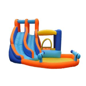Château gonflable, canapé gonflable, château gonflable en PVC avec toboggan, combo gonflable, structure de saut commerciale pour enfants - Product Image 1
