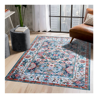 Tapis en chenille polyester à impression 3D, design persan personnalisé, populaire en Chine en 2025, pour la décoration intérieure