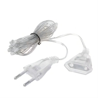 Cordon d'alimentation LED double parallèle en PVC transparent étamé cuivre pur 100M