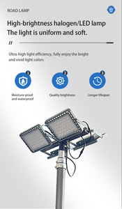 Faro de iluminación automático a prueba de explosiones adecuado para iluminación de reparación nocturna de tuberías de gas natural <span class=keywords><strong>urbano</strong></span> - Product Image 4