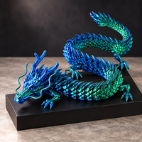 Figurine de dragon chinois articulée en plastique imprimé en 3D, fabriquée en Chine, disponible en plusieurs coloris, pour les 14 ans et plus, unisexe